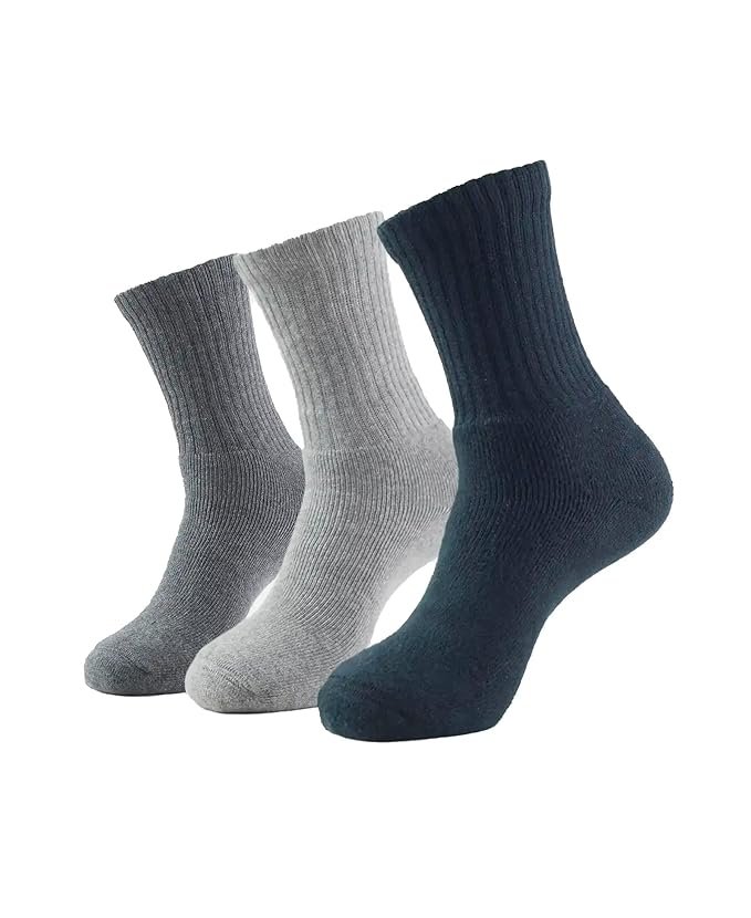 Mens Crew Cotton Socks Pack of 3