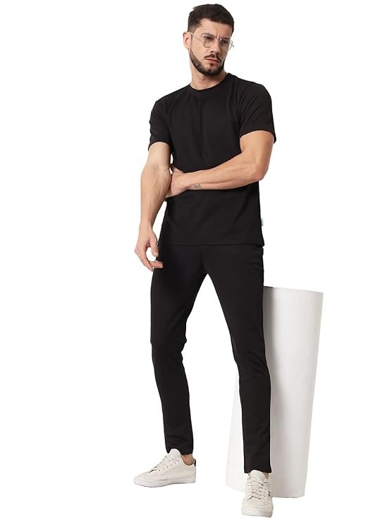 Men's Polyester Solid Tracksuit