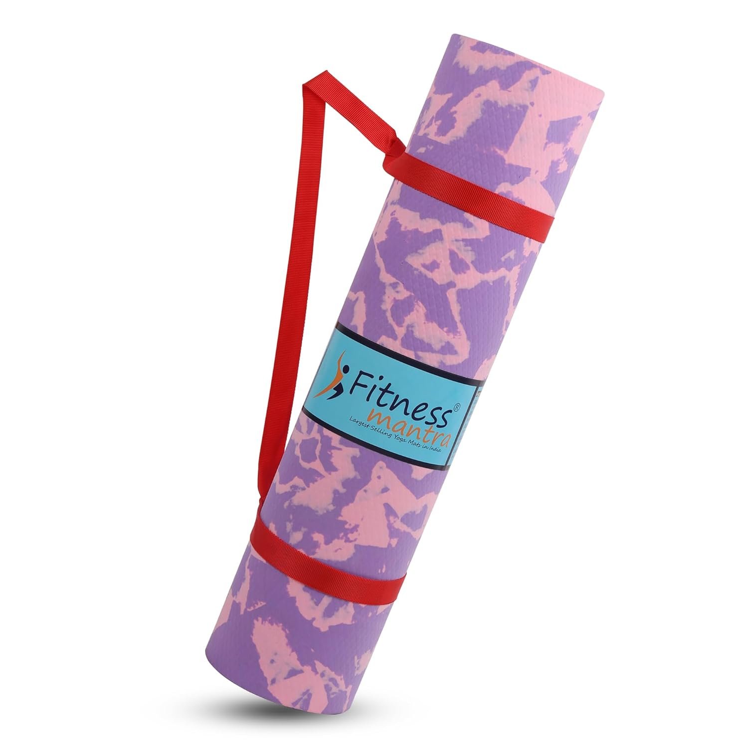 Fitness Mantra 4mm Marble Design Anti Skid Yoga Mat for Men & Women