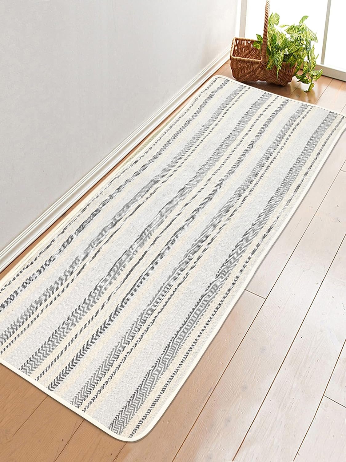 Saral Home Cotton Rectangular Yoga Mat/Runner