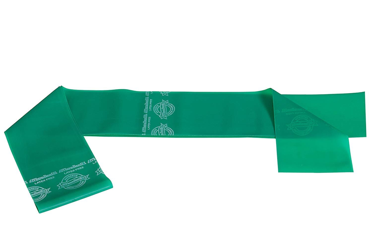 TheraBand Resistance Exercise Band for Heavy Workout/Gym/Yoga and Physical Therapy- Green(Material: Rubber)